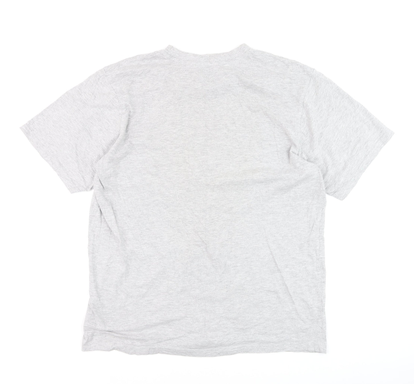 Kangaroo Poo Men's Grey Graphic Car T-Shirt Size L Cotton Blend