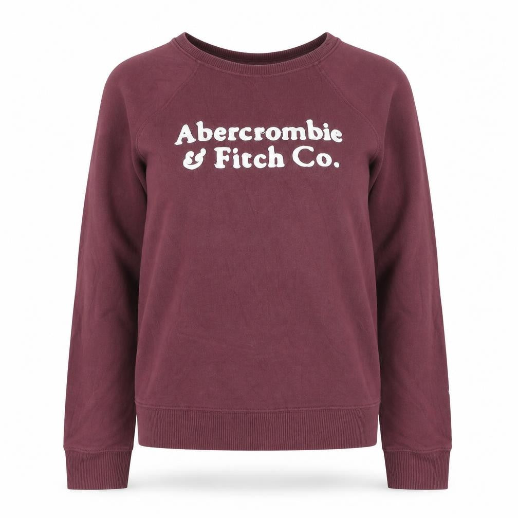 Abercrombie & Fitch Womens Purple Pullover Jumper Size S Crew Neck