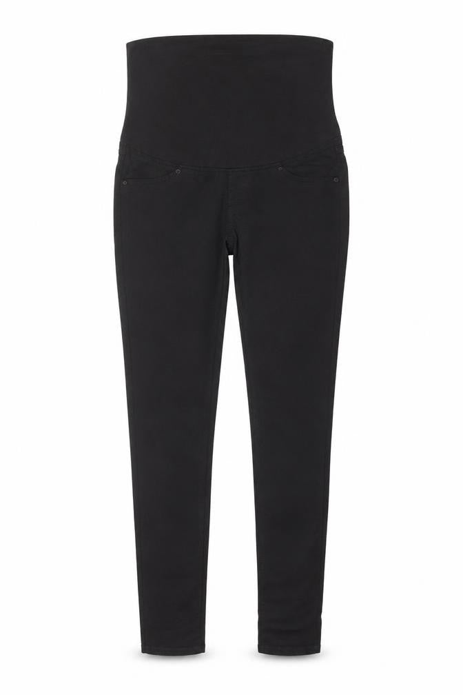 H&M Maternity Black Skinny Jeggings Women Size 8 Cotton Blend