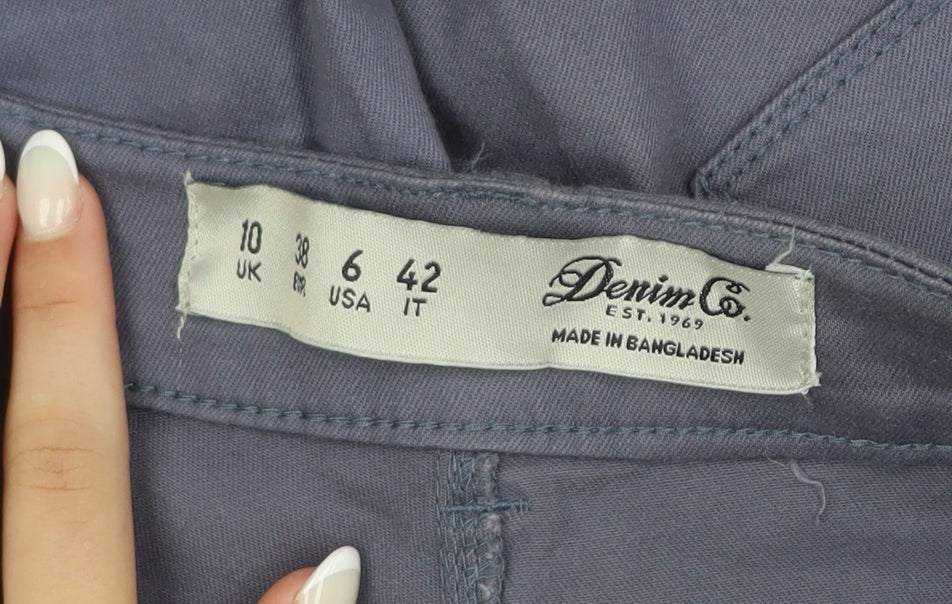 Denim Co. Women's Blue Skinny Jeans Size 10 Slim Fit