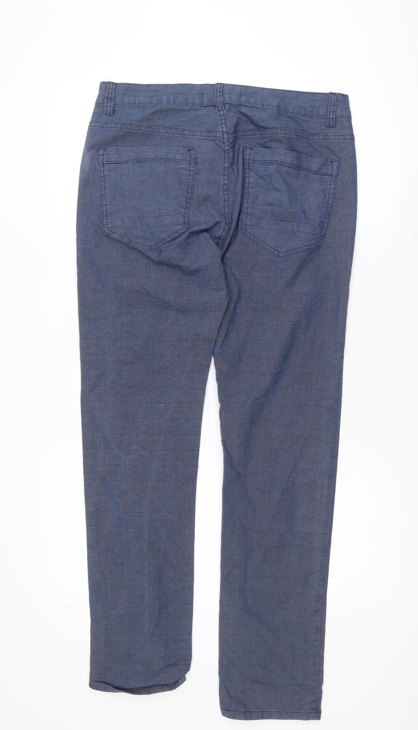 N+1 Jeans Men's Blue Straight Fit Denim Jeans Size M 33in Waist