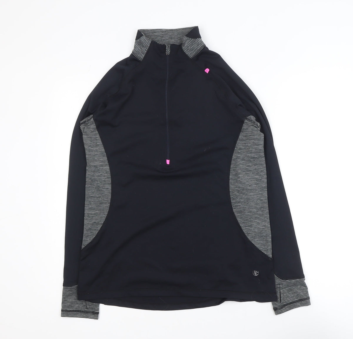 Dunnes Stores Women Black Size 12 1/4 Zip Performance Activewear Jacket