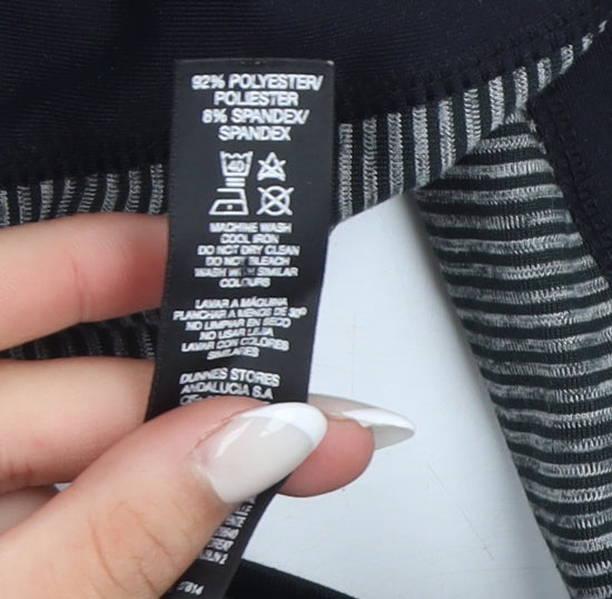Dunnes Stores Women Black Size 12 1/4 Zip Performance Activewear Jacket
