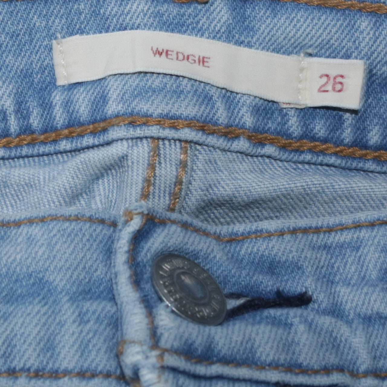 Levi's Women Blue 26 High Rise Wedgie Straight Denim Jeans