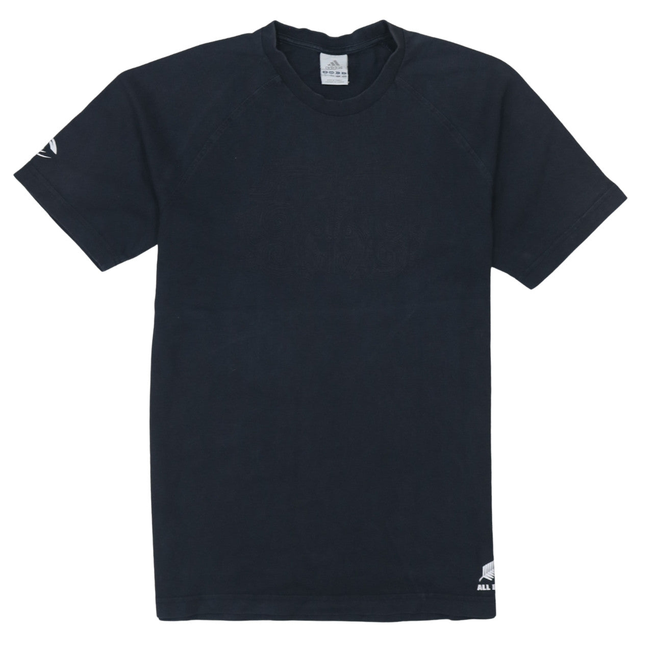 Adidas Men's Black Cotton Crew Neck Short Sleeve T-Shirt Size L