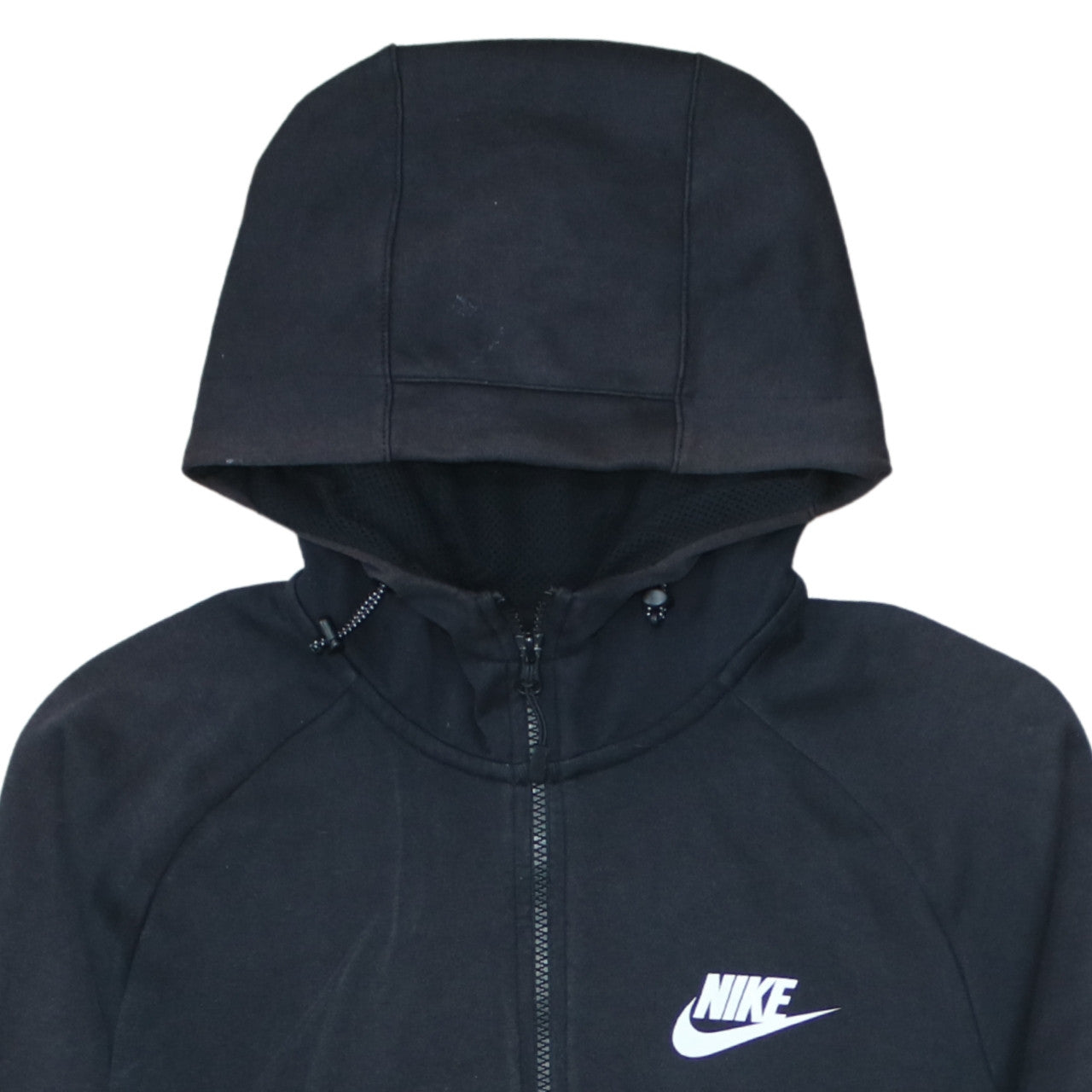 Nike Men's Black Full Zip Hoodie S Regular Fit Fleece