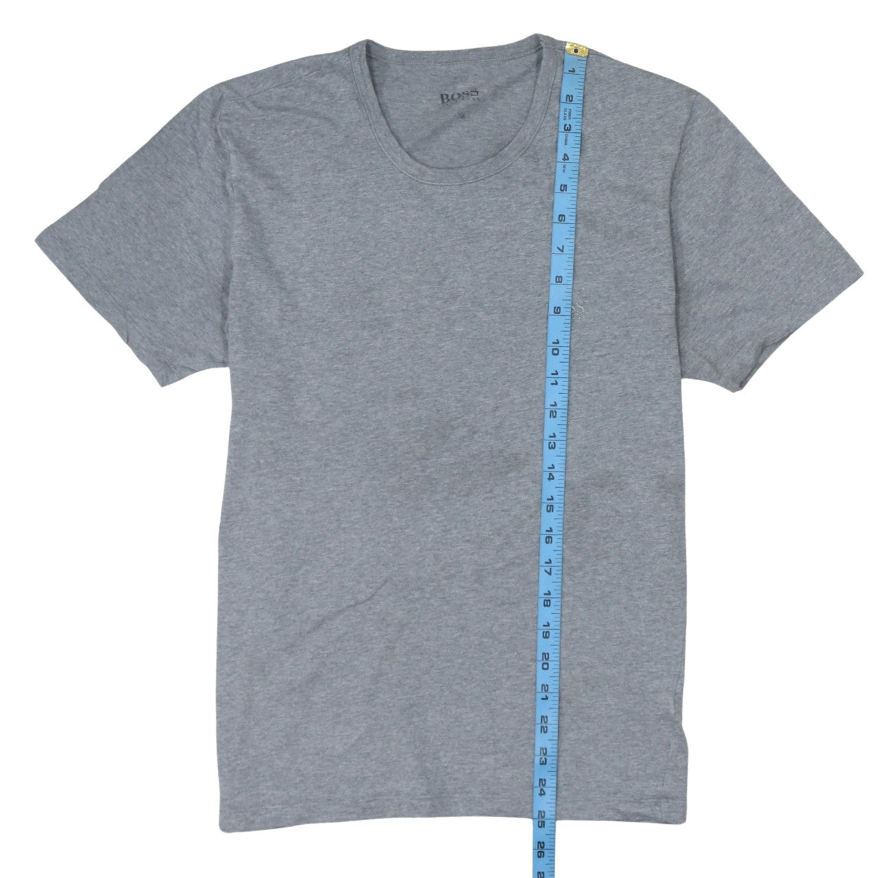 Hugo Boss Men's Grey Short Sleeve Crew Neck Cotton T-Shirt M