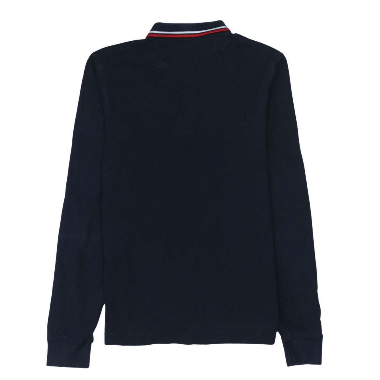 Fred Perry Men's Blue Long Sleeve Slim Fit Polo Shirt Size S