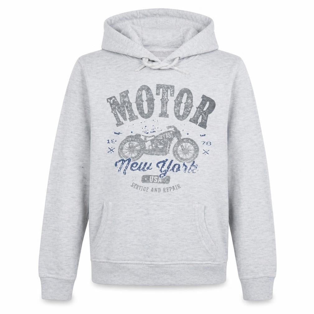 Cedarwood State Men's Grey Pullover Hoodie M Graphic Motor Design