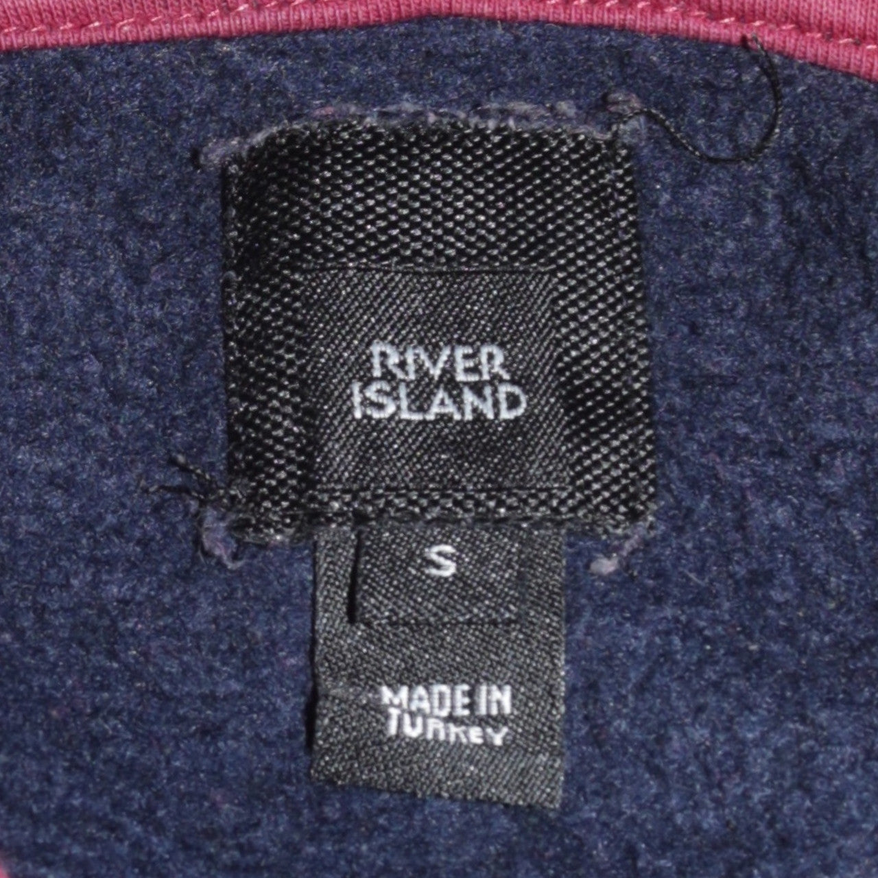 River Island Men's Multicoloured Pullover Hoodie Size S