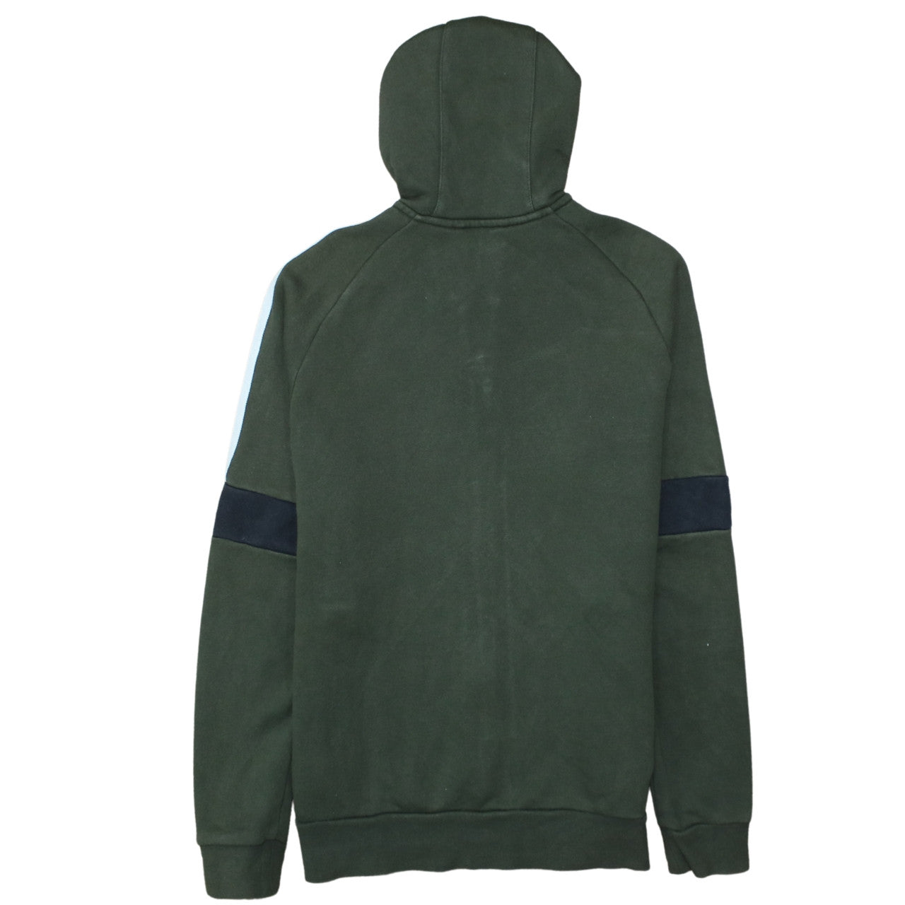 Adidas Boys Green Full Zip Hoodie Size 13-14 Years Hooded Sweatshirt