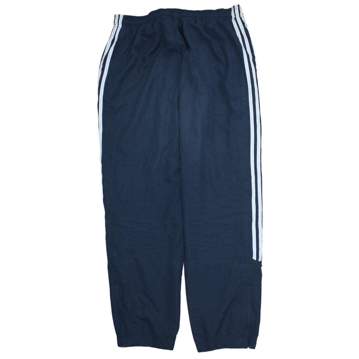 Adidas Women's Blue 2XL Jogger Trousers with Stripes