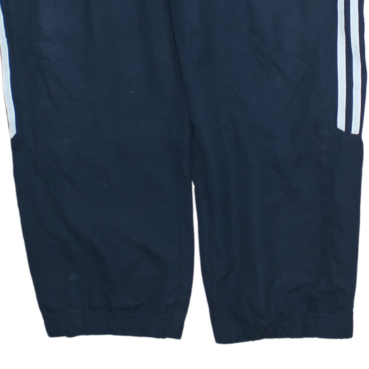 Adidas Women's Blue 2XL Jogger Trousers with Stripes