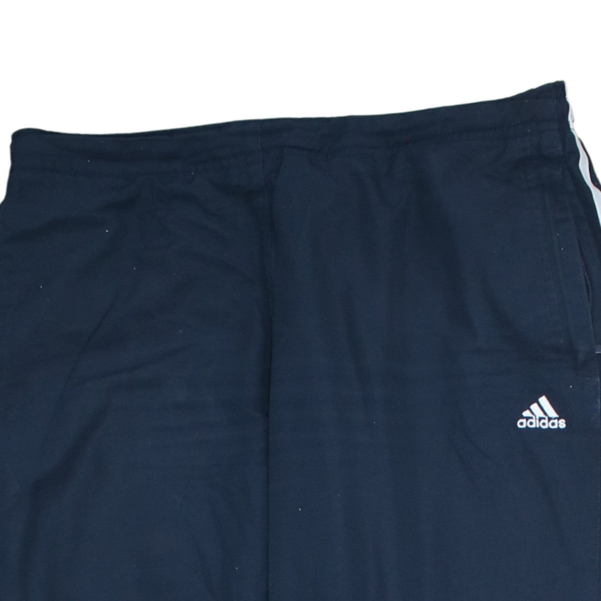 Adidas Women's Blue 2XL Jogger Trousers with Stripes