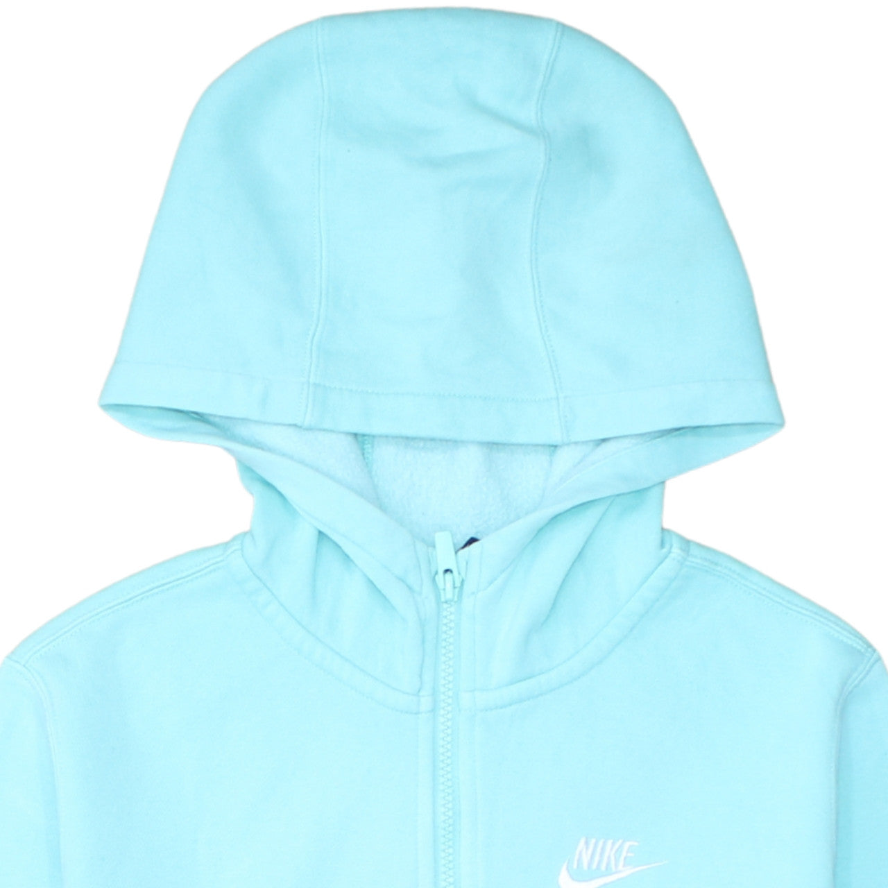 Nike Boys Blue Colourblock 1/2 Zip Hoodie XL 158cm Fleece Pullover