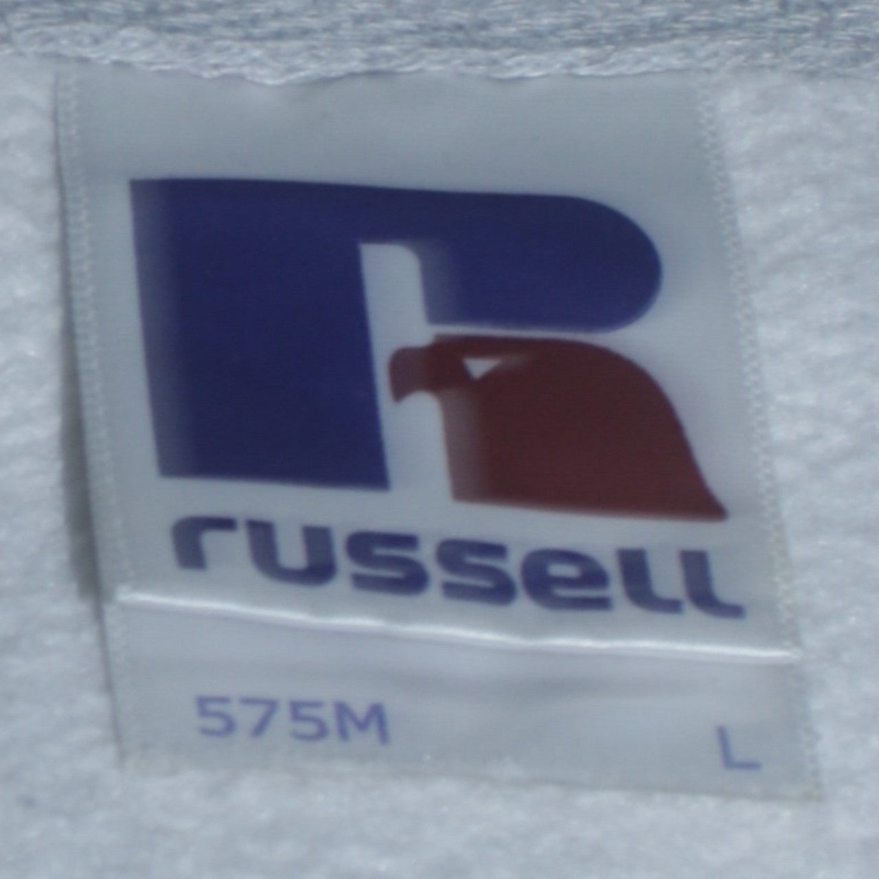 Russell Mens Grey Pullover Hoodie L Hooded Fleece Sportswear