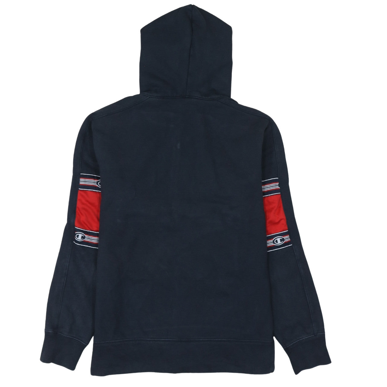 Champion Men's Blue 1/4 Zip Hoodie Small Regular Fit Logo Sportswear