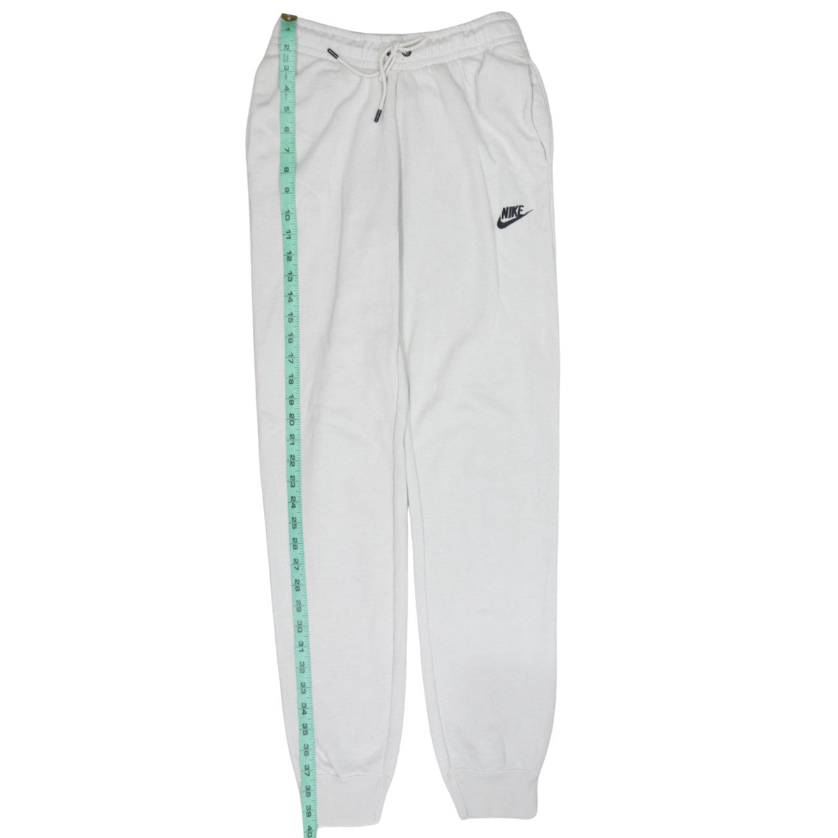 Nike Womens White XS Jogger Sweatpants with Logo