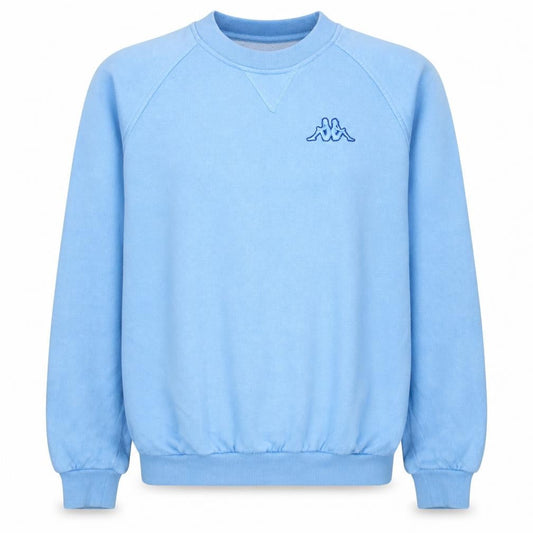 Kappa Men's Blue Crew Neck Sweatshirt M Pullover Classic Logo