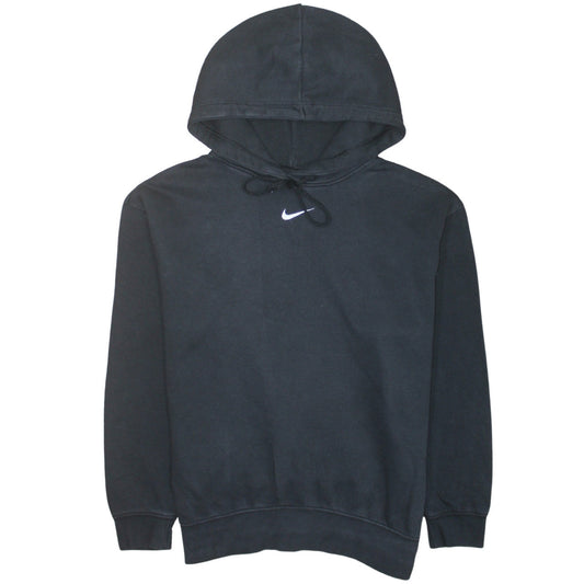 Nike Womens Black XS Pullover Hoodie 80% Cotton 20% Polyester