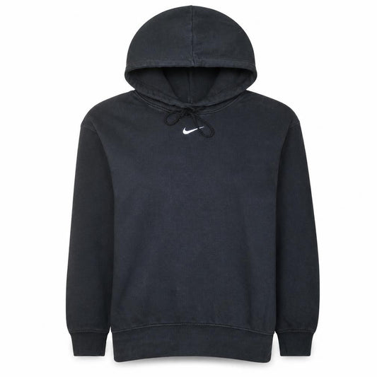 Nike Womens Black XS Pullover Hoodie 80% Cotton 20% Polyester