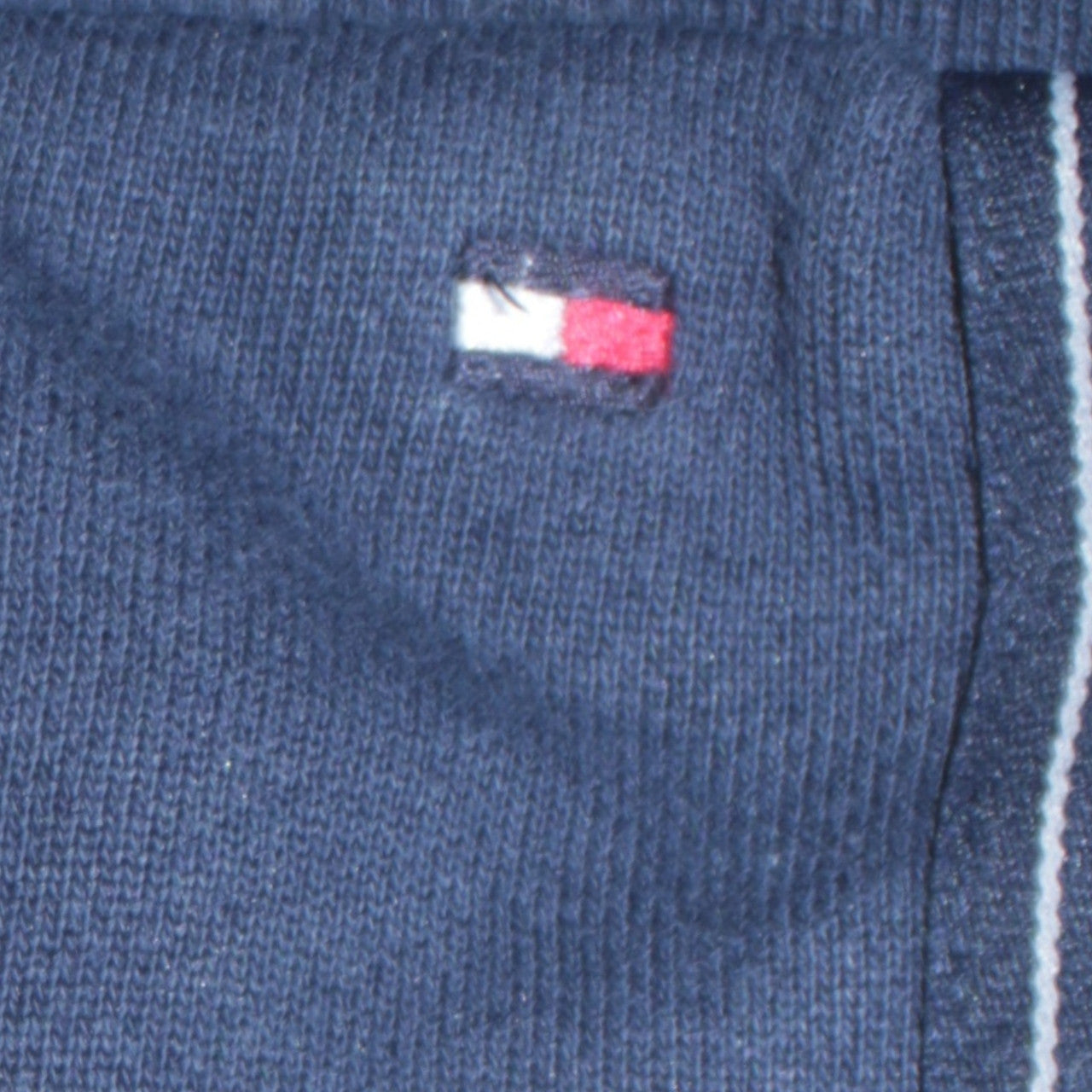Tommy Hilfiger Men Blue Jogger Trousers Size M Logo Tape Comfort Fit