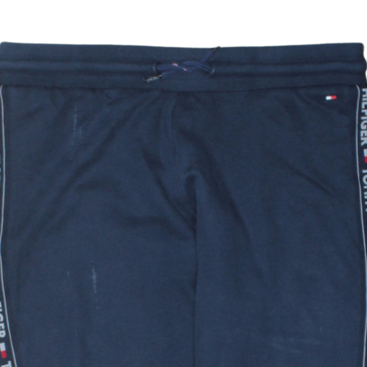 Tommy Hilfiger Men Blue Jogger Trousers Size M Logo Tape Comfort Fit