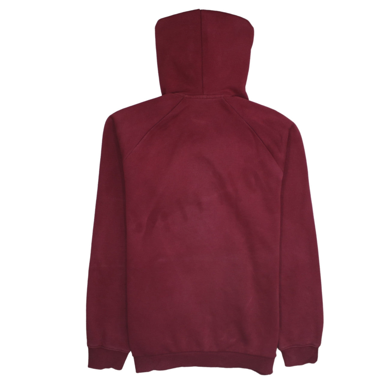 Adidas Mens Red Pullover Hoodie Large Regular Fit Logo Fleece