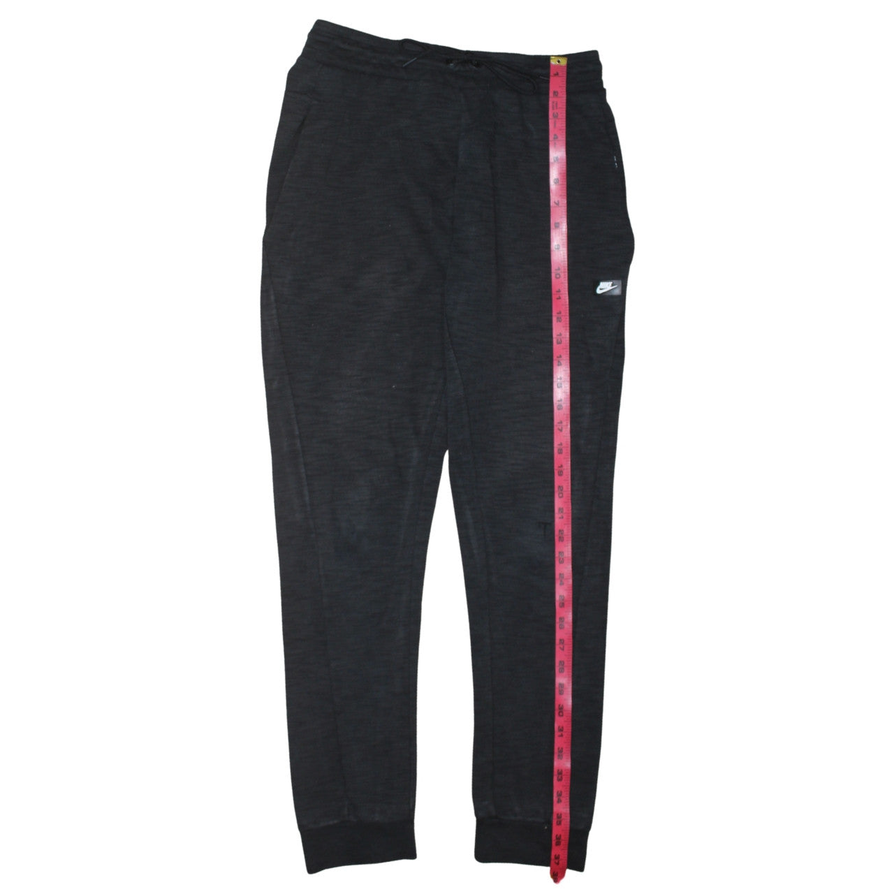 Nike Men's Black Jogger Trousers S Regular Fit Cotton Blend