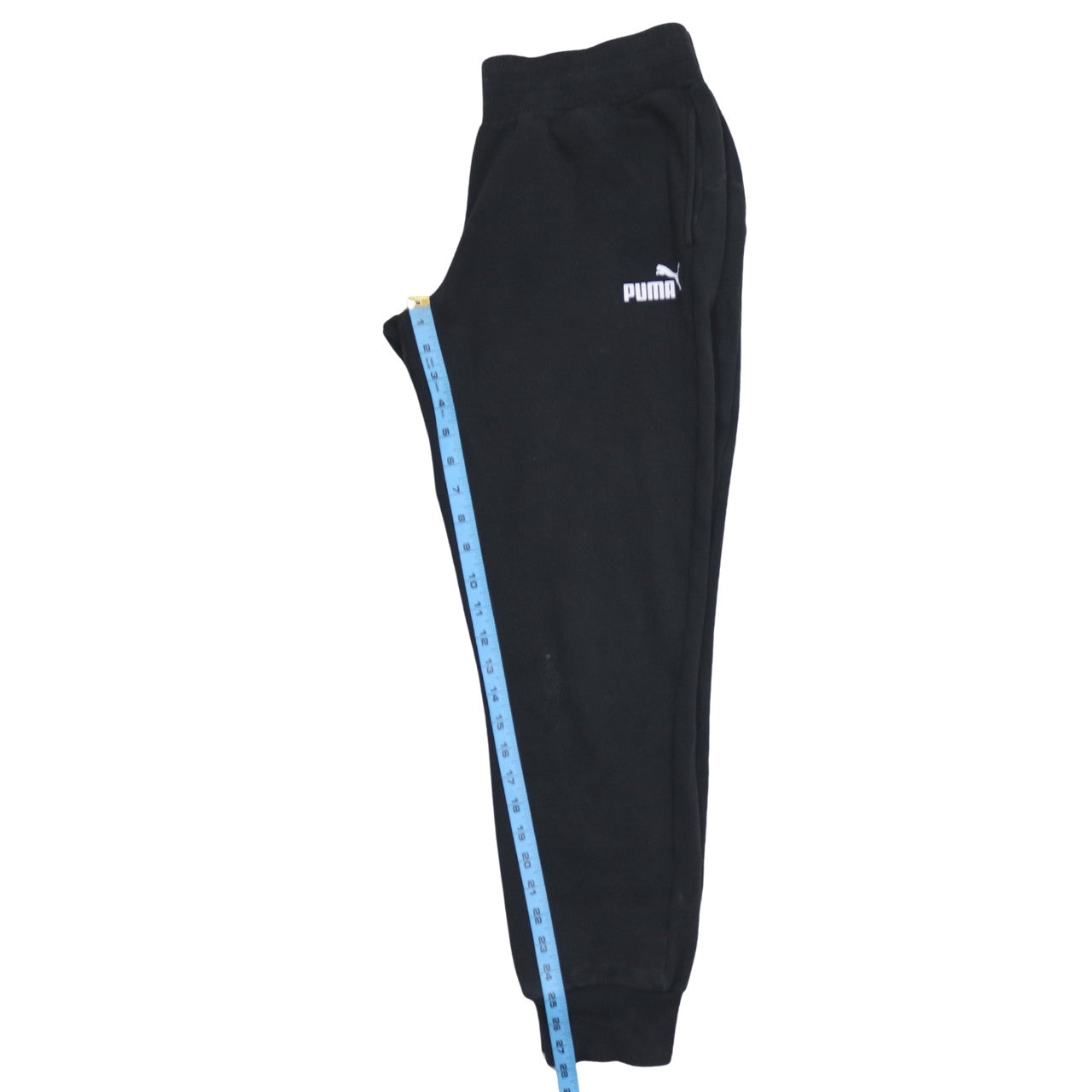 Puma Women’s Black Jogger Sweatpants Size M Elastic Waist Cotton Blend