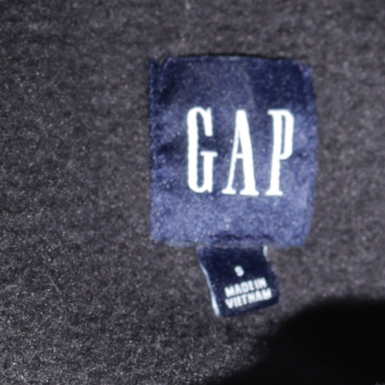 GAP Women Black Small Pullover Hoodie with Logo Detail
