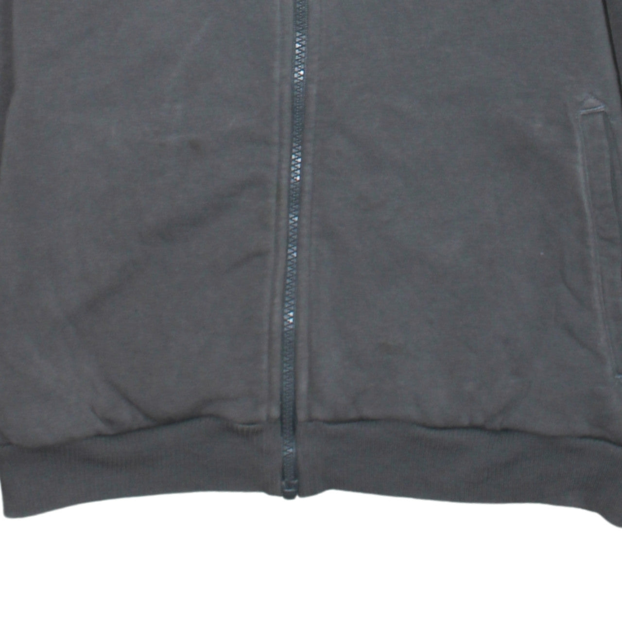 Puma Men's Grey Full Zip Logo Sweatshirt XL Fleece Jacket