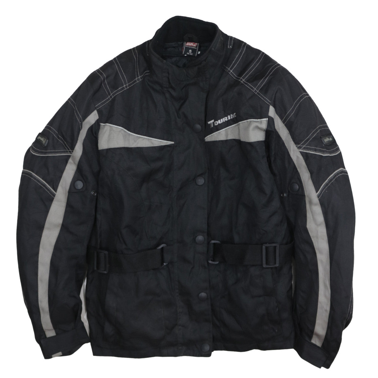 Polo Touring Unisex Black S Motorcycle Jacket Waterproof Belted