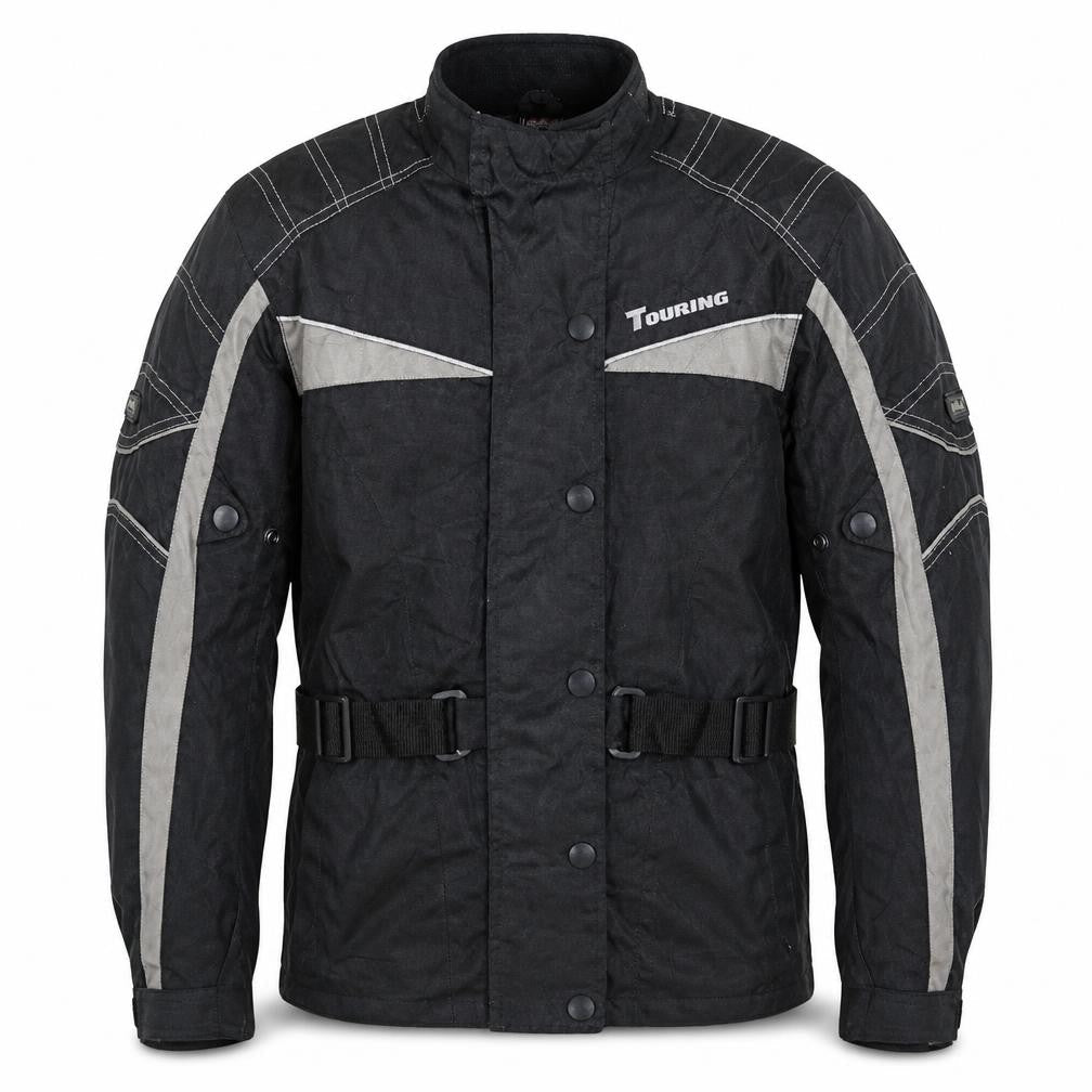 Polo Touring Unisex Black S Motorcycle Jacket Waterproof Belted