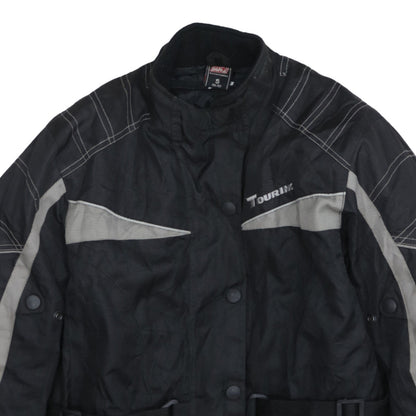 Polo Mens Touring Black S Motorcycle Jacket Waterproof Belted