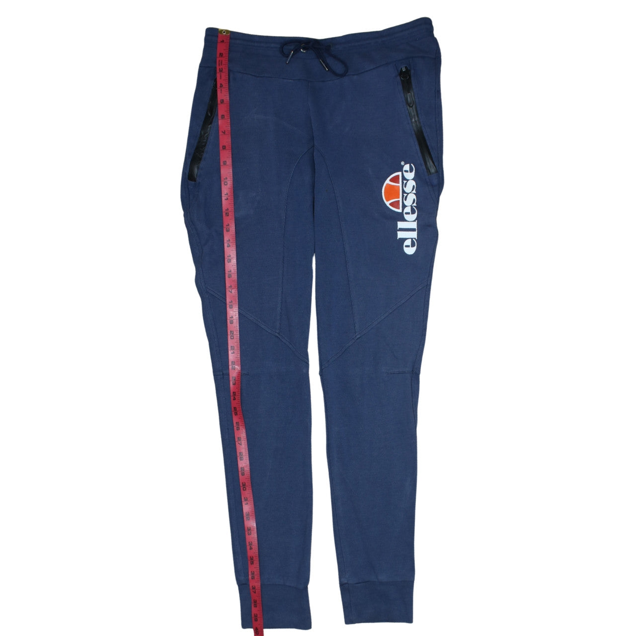 Ellesse Men's Blue Jogger Sweatpants Size M Logo Tapered Fit
