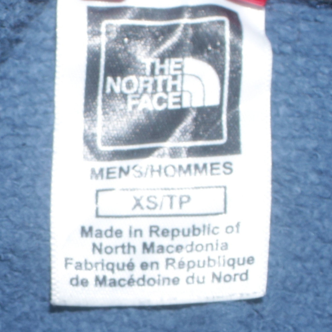 The North Face Men’s Blue Pullover Hoodie XS Logo Fleece Sweatshirt