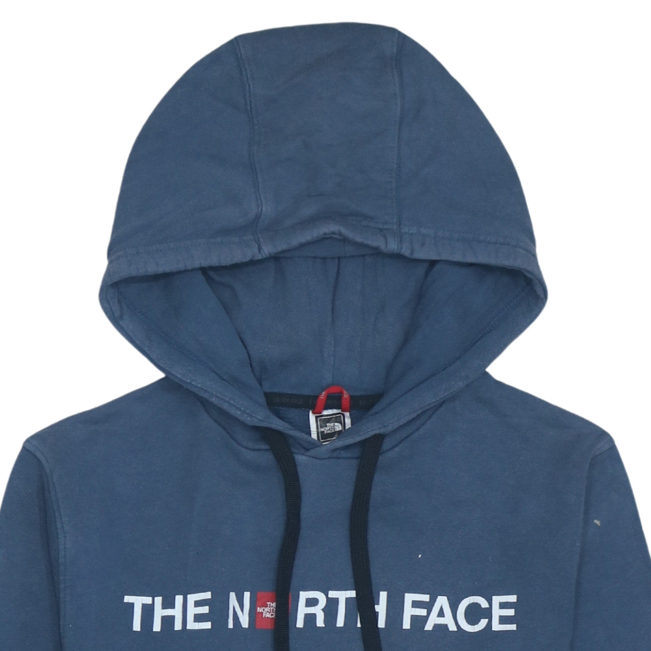 The North Face Men’s Blue Pullover Hoodie XS Logo Fleece Sweatshirt