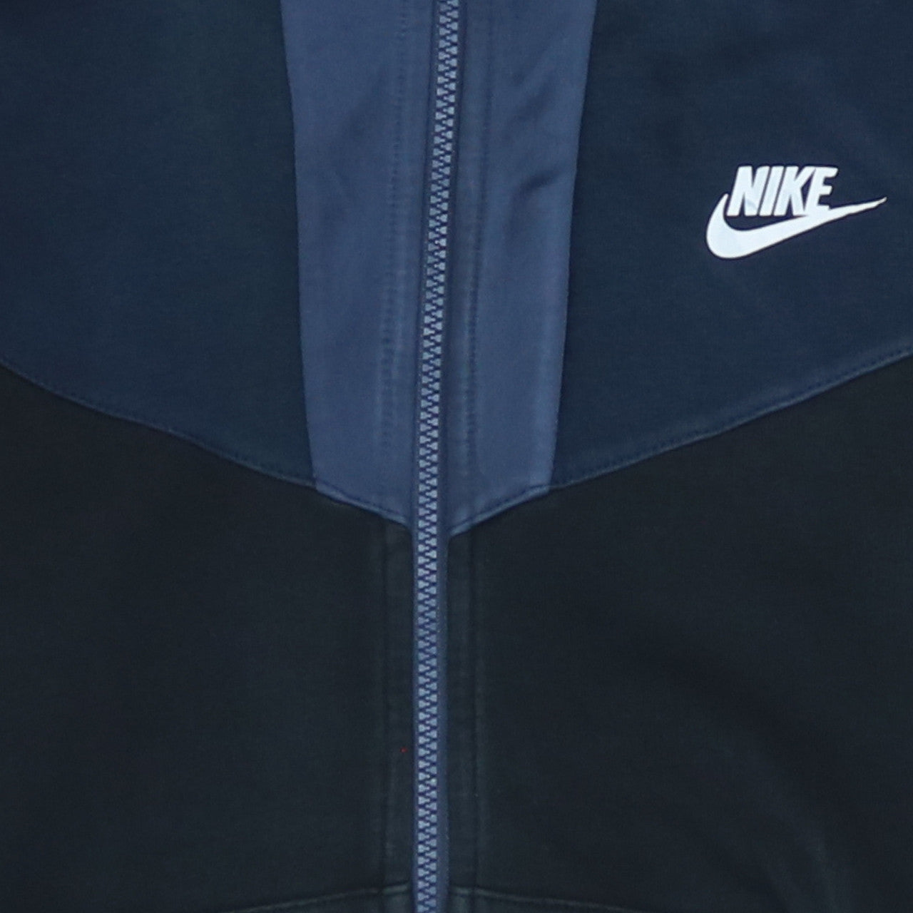 Nike Boys Blue Full Zip Hoodie Size L 147-158cm Cotton Blend