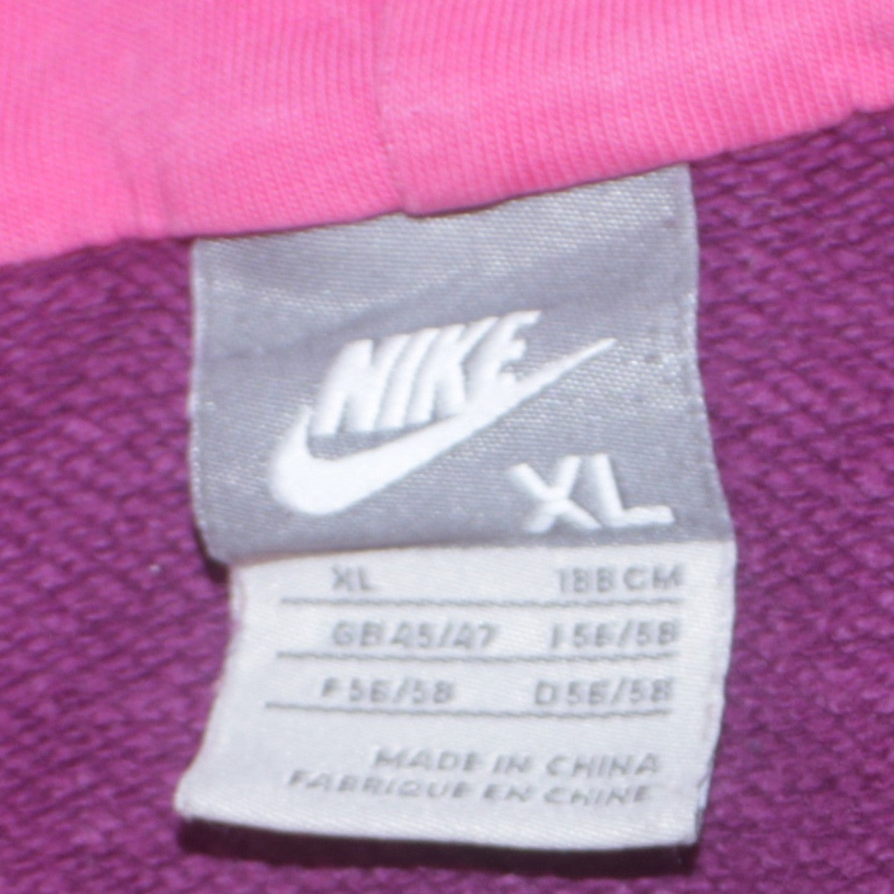 Nike Men's Purple XL Pullover Hoodie Premier Graphic Fleece