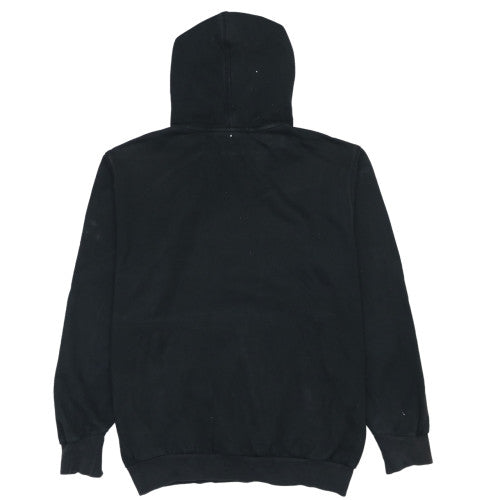 Puma Men's Black Pullover Hoodie Small Logo Graphic Fleece