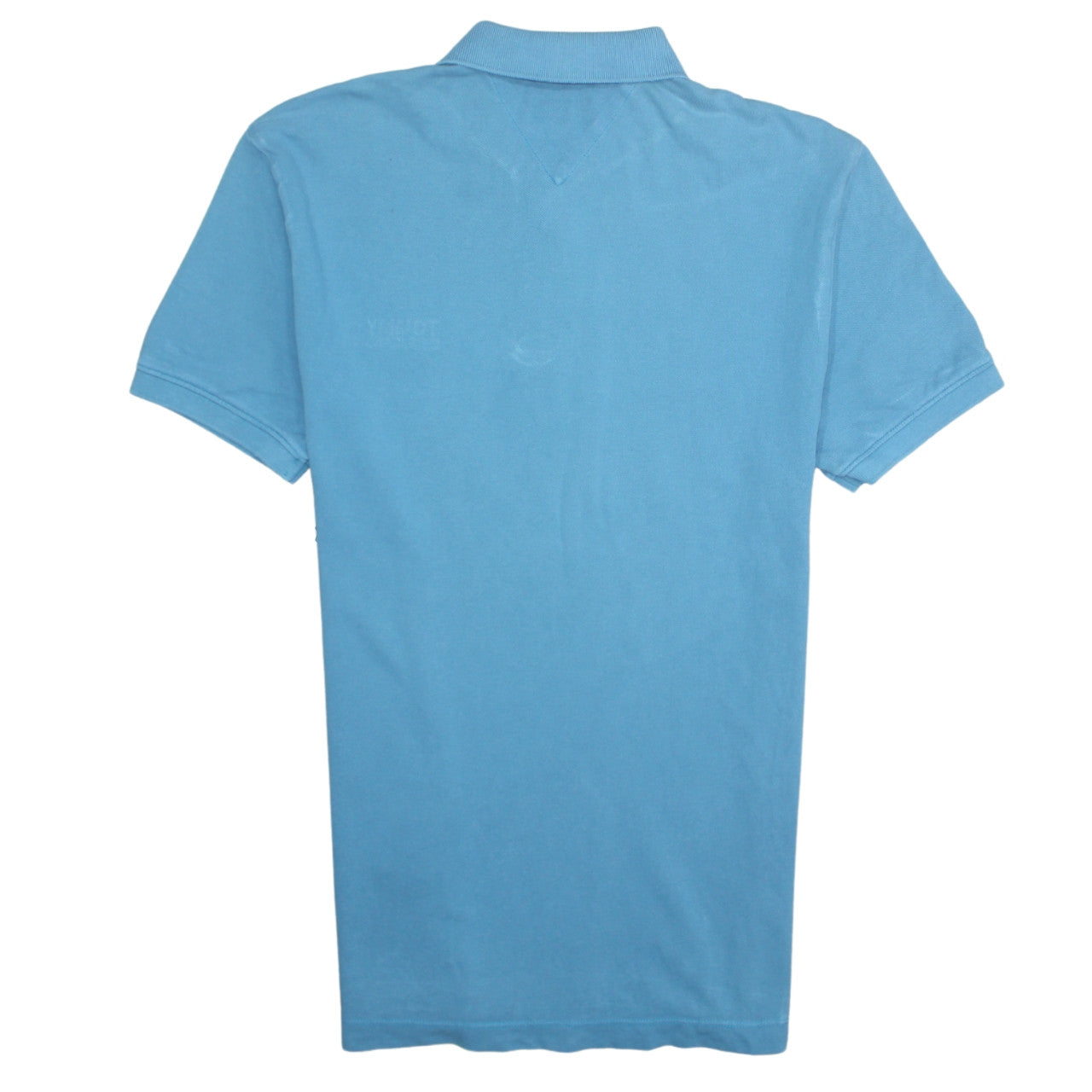 Tommy Jeans Men's Blue Cotton Polo Shirt Size S Short Sleeve