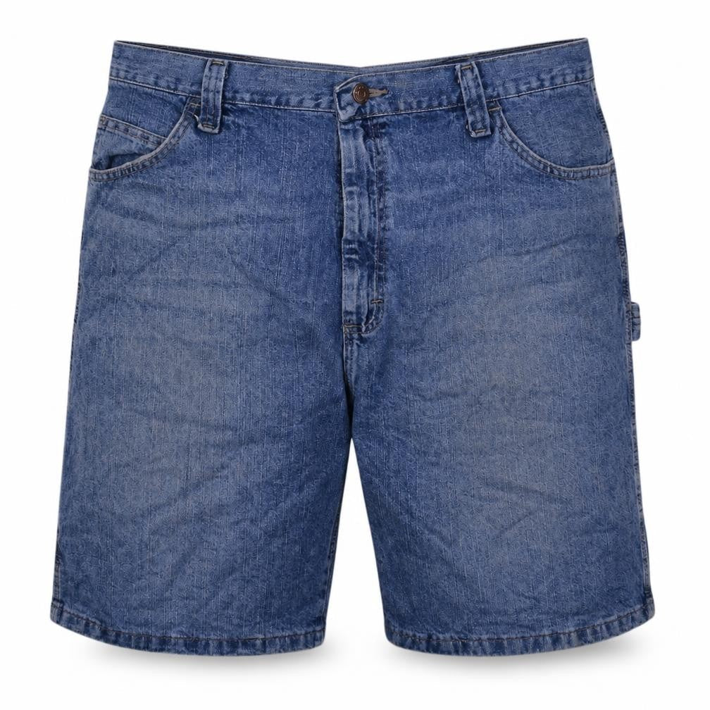Wrangler Men's Blue Denim Cargo Shorts Size 40 Regular Fit