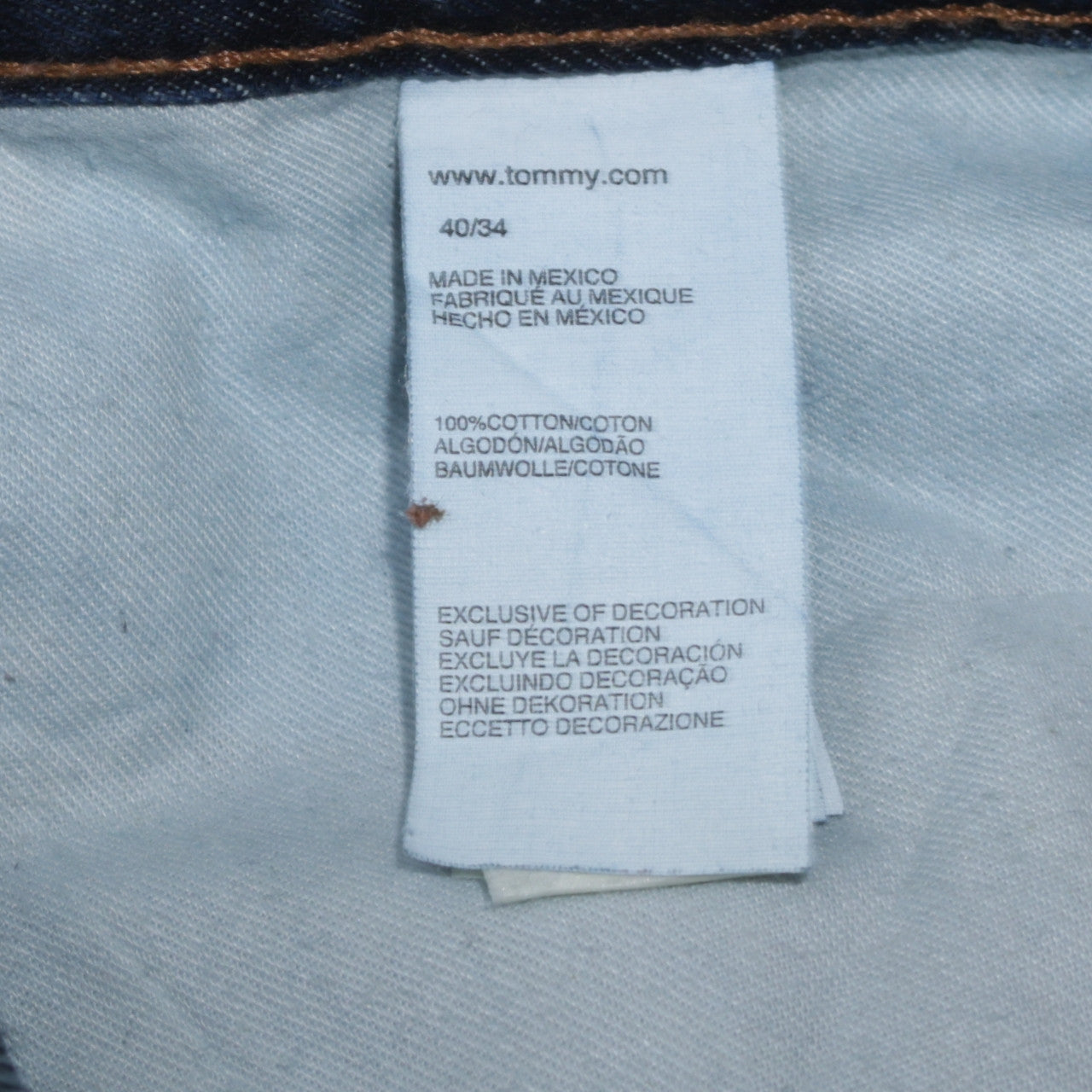 Wrangler Men's Blue Relaxed Fit Straight Jeans 42x32 Denim