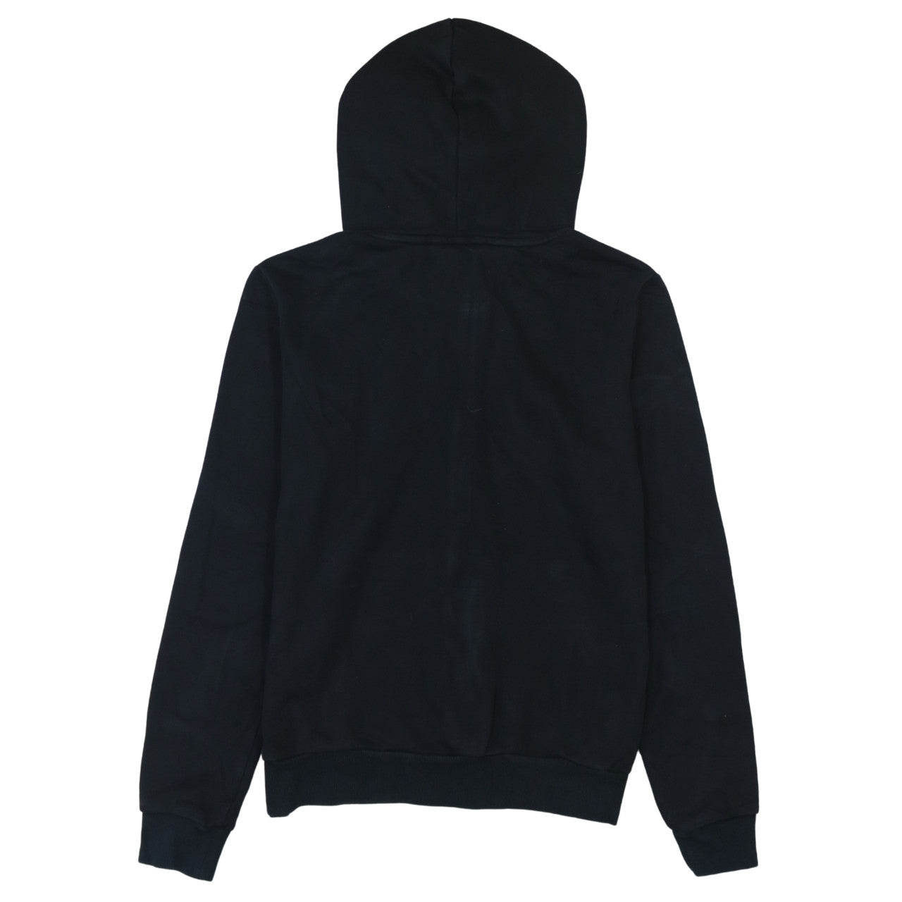 Puma Womens Black Full Zip Hoodie Size 14 Graphic Logo Sweatshirt