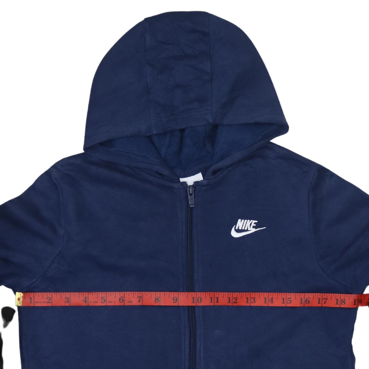 Nike Boys Navy Blue Full Zip Hoodie XL 158-170cm Hooded Sweatshirt