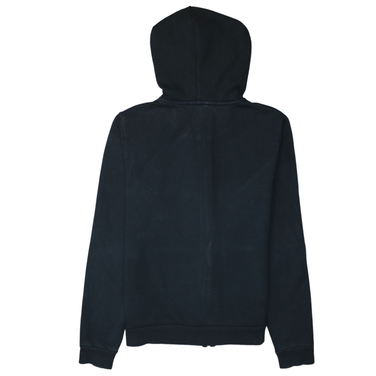Puma Womens Black Full Zip Hoodie Size L Cotton Blend Athletic