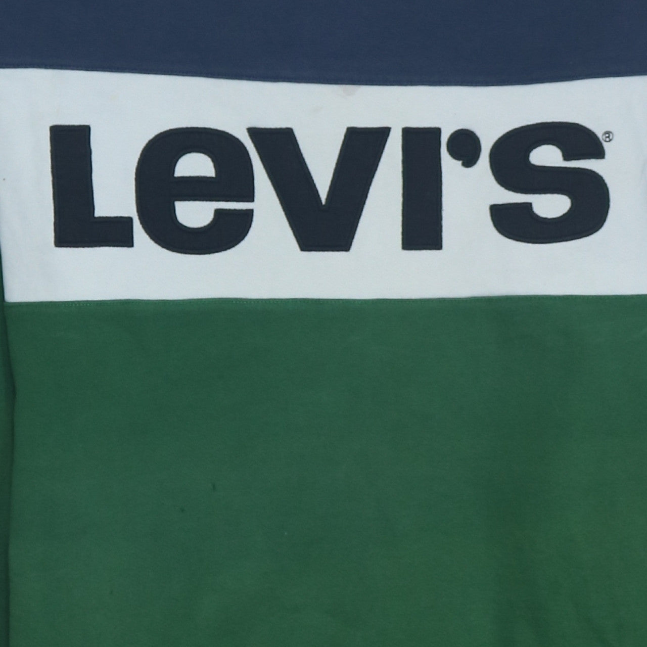 Levi's Men's Multicoloured L Logo Crew Neck Pullover Sweatshirt