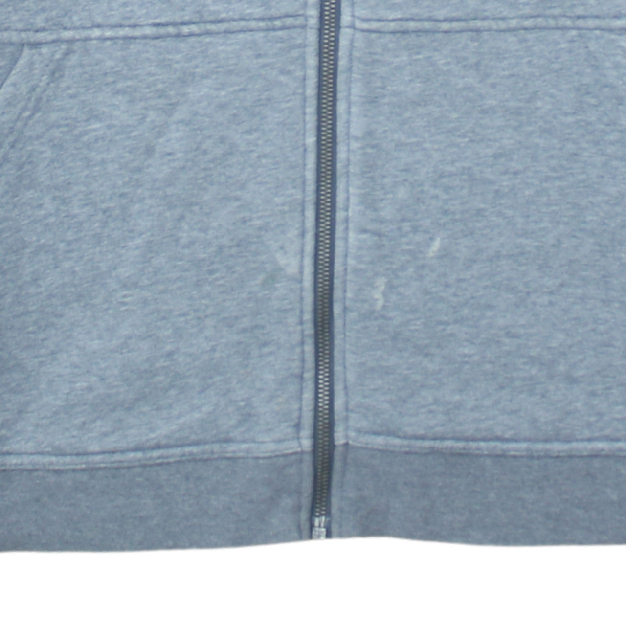 Nike Air Women's Grey & Black Full Zip Hoodie M Cotton Blend