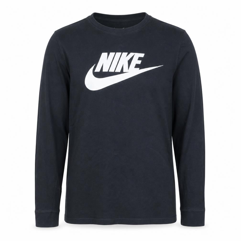 Nike Men's Black Long Sleeve Crew Neck Athletic T-Shirt Size S